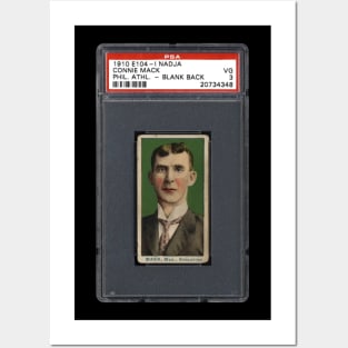 1910 Nadja Caramel E104-1 - Philadelphia Athletics - CONNIE MACK Posters and Art